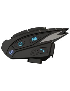 Intercomunicador para moto Hysnox Shark Full Duplex 2 conversadores Bl