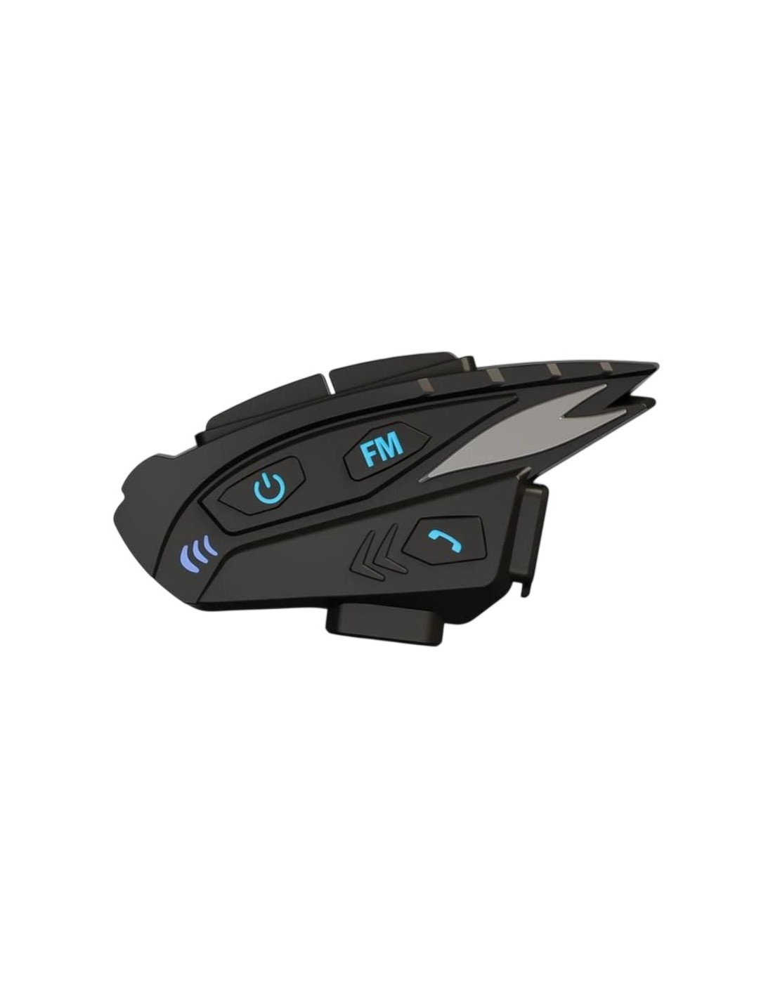 Intercomunicador para moto Hysnox Shark Full Duplex 2 conversadores Bl