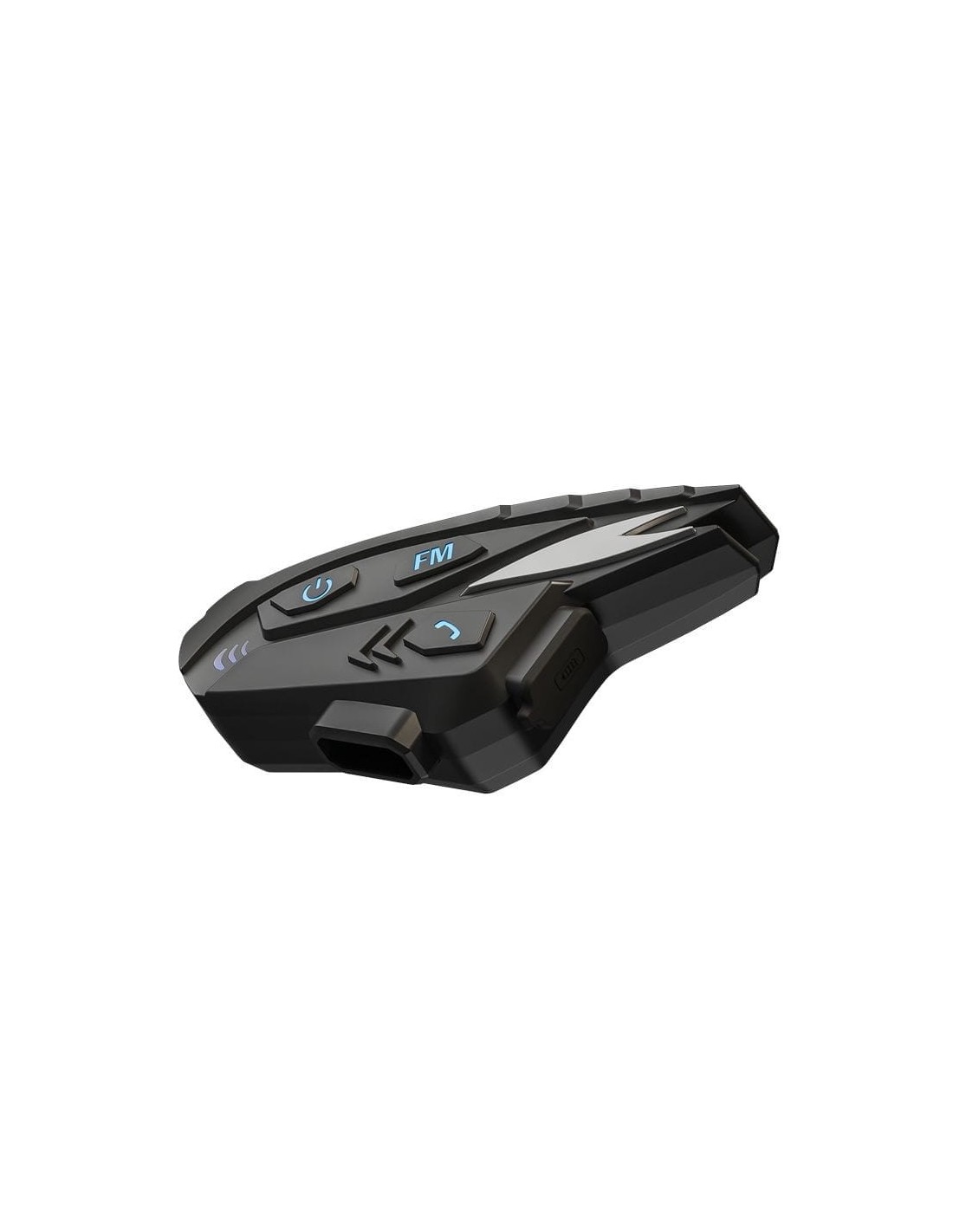Intercomunicador para moto Hysnox Shark Full Duplex 2 conversadores Bl