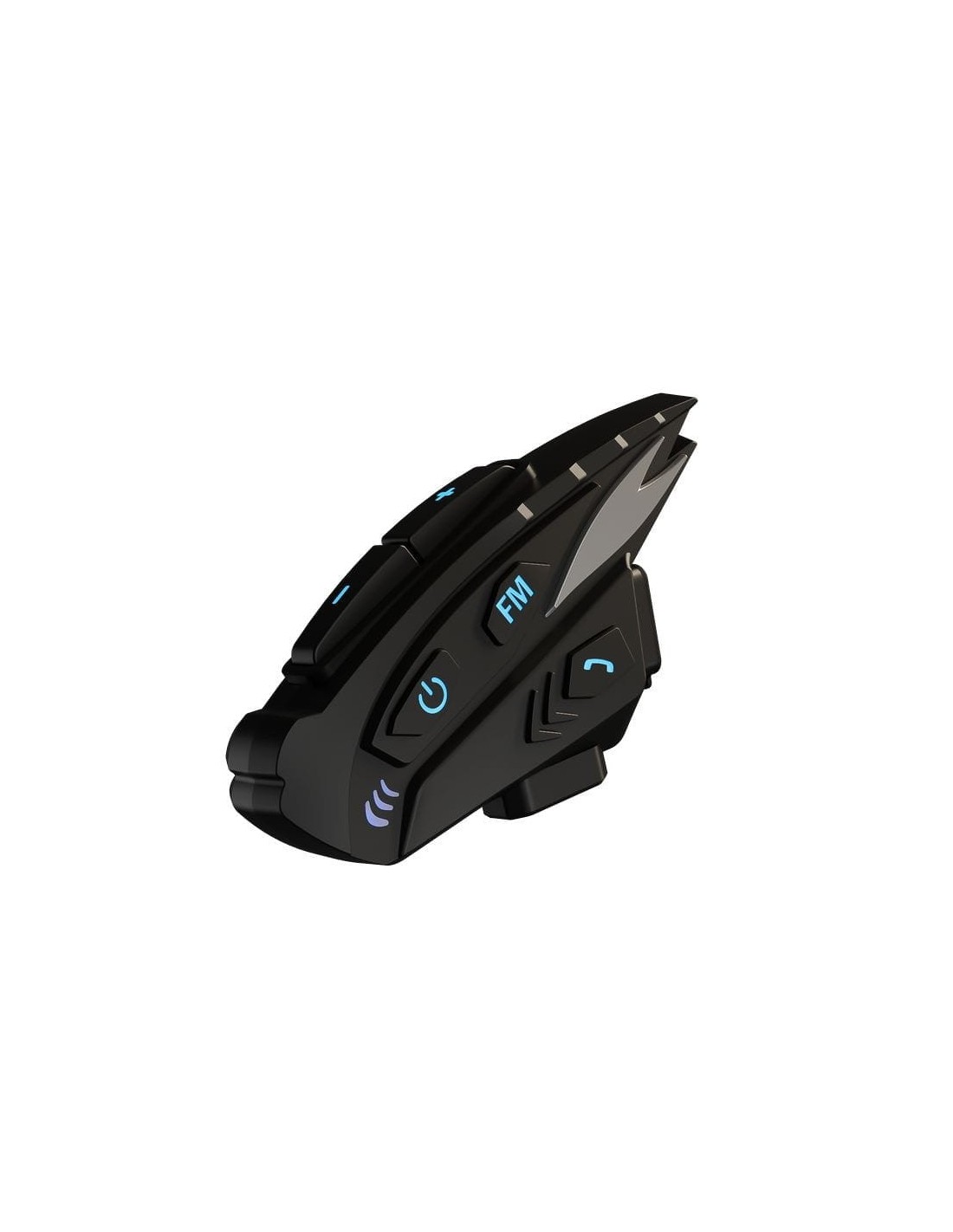 Intercomunicador para moto Hysnox Shark Full Duplex 2 conversadores Bl