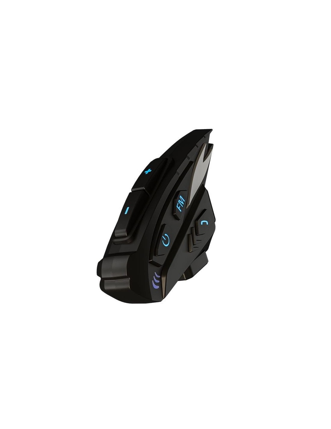 Intercomunicador para moto Hysnox Shark Full Duplex 2 conversadores Bl