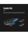Intercomunicador para moto Hysnox Shark Pro Full Duplex 8 interlocutor