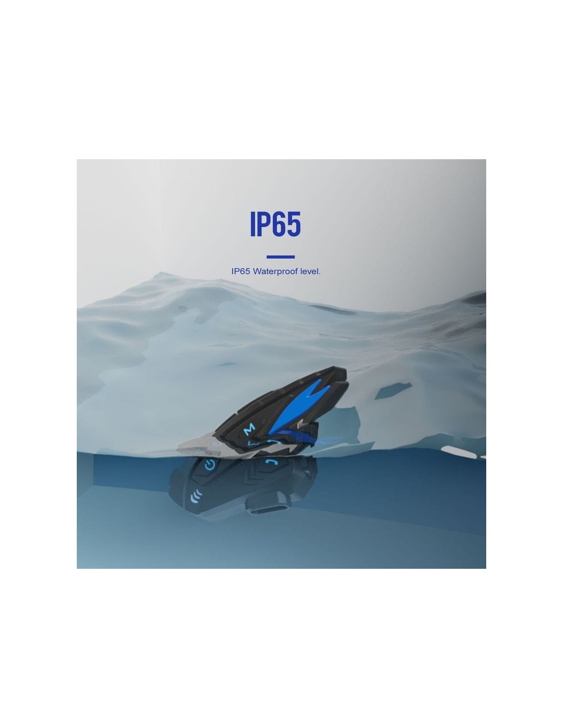 Intercomunicador para moto Hysnox Shark Pro Full Duplex 8 interlocutor