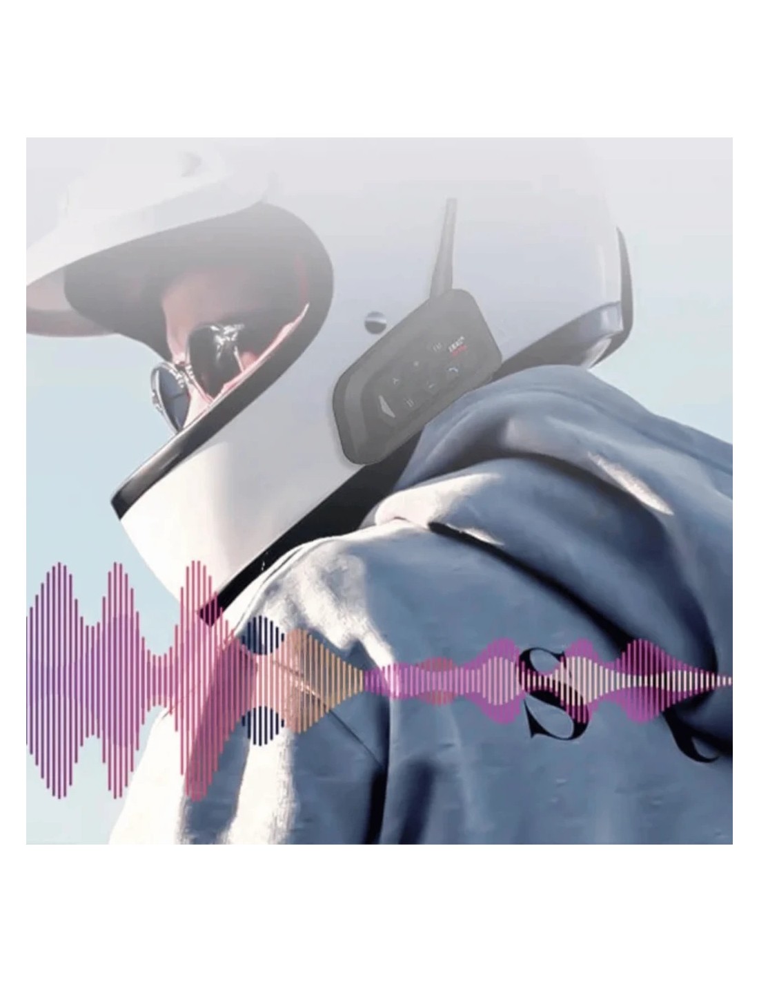 EJEAS V4 Plus Bluetooth 5.1 Comunicación 4 Pilotos 1500m IP65 18h Inte