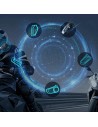 Intercomunicador EJEAS X10 Plus Mesh para 100 participantes con reducc