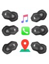 Intercomunicador para moto FreedConn T-MAXS Mesh 6 interlocutores conv