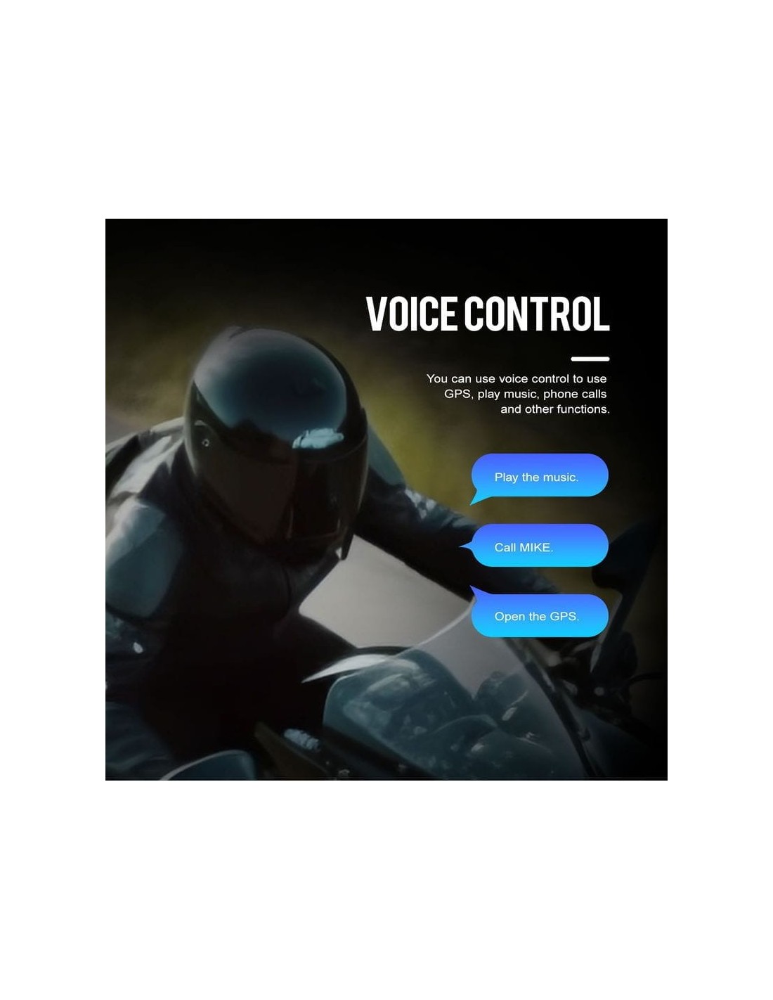 Intercomunicador para moto Hysnox Shark X6 Pro Full Duplex 6 interlocu