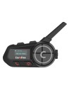 Intercomunicador para moto EuroFone S6-SC-B Full Duplex para 6 conduct