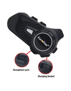 Intercomunicador para moto EuroFone S2-C Helmet BT headset para 3 cond 2