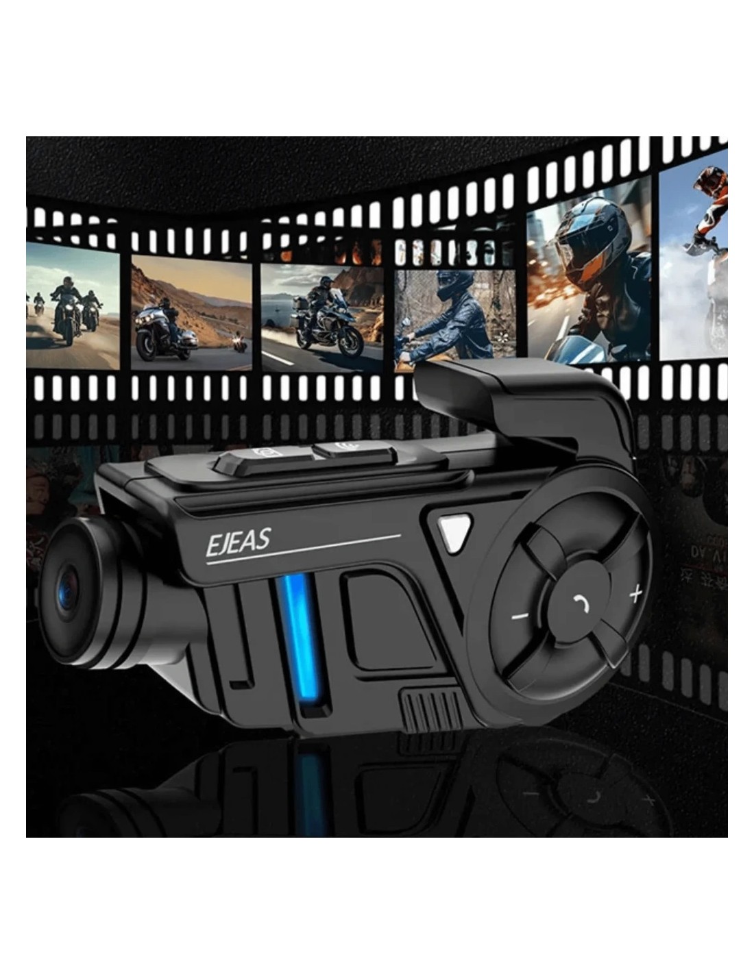 Intercomunicador EJEAS K1Pro: Mesh 3.0 con Grabadora de Vídeo 2K 1000m