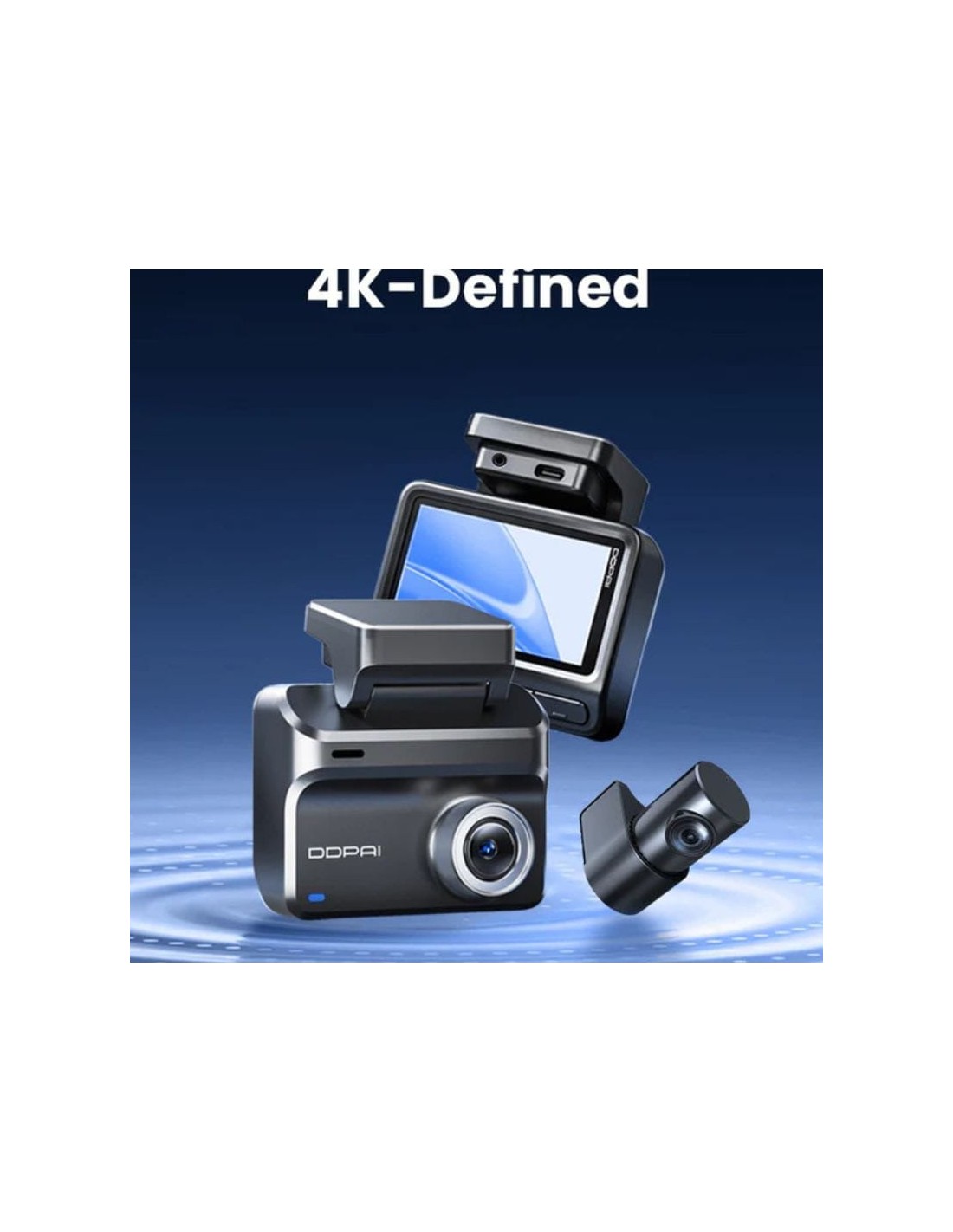 Dashcam DDPAI Z50 Pro 4K GPS Dual WiFi 5GHz modo parking ADAS