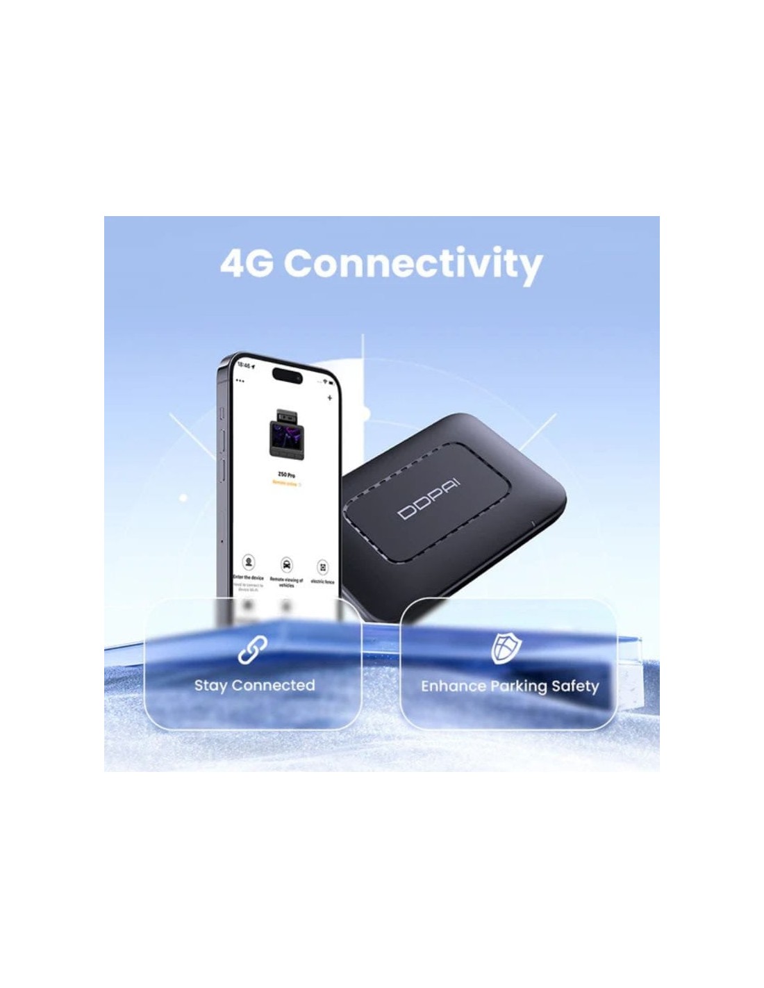 Dashcam DDPAI Z50 Pro 4K GPS Dual WiFi 5GHz modo parking ADAS