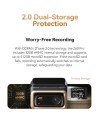 Dashcam DDPAI Z60 Pro 4K Dual WiFi 5GHz visión nocturna modo parking A