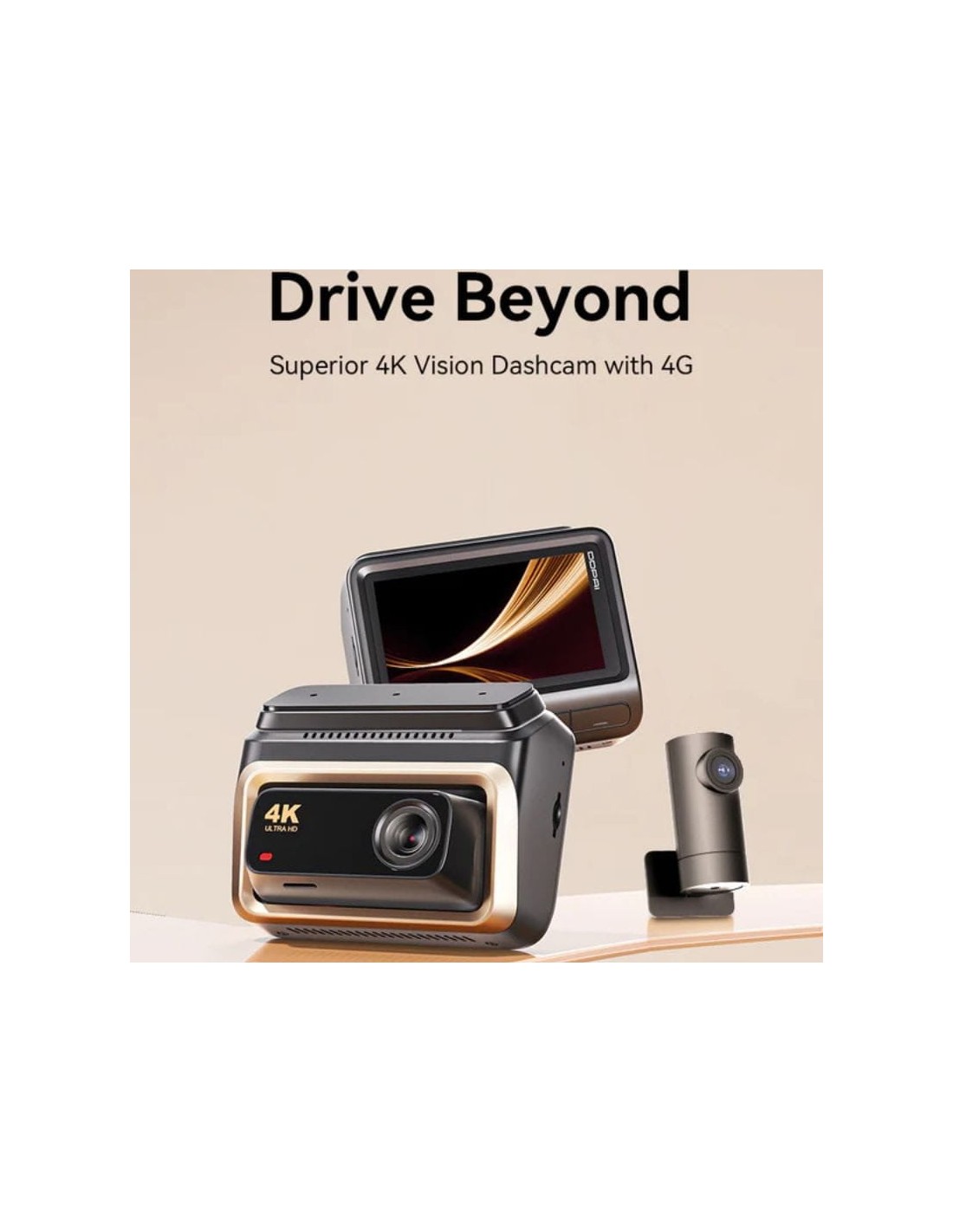 Dashcam DDPAI Z60 Pro 4K Three WiFi 5GHz 3 pulgadas visión nocturna mo