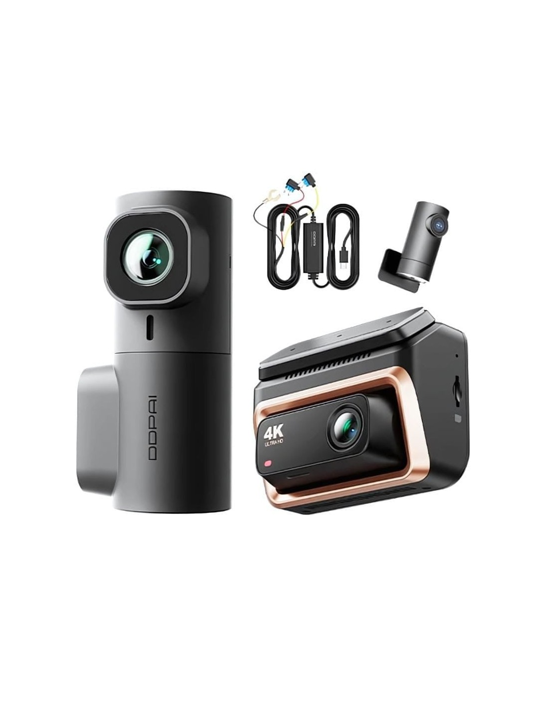 Dashcam DDPAI Z60 Pro 4K Three WiFi 5GHz 3 pulgadas visión nocturna mo