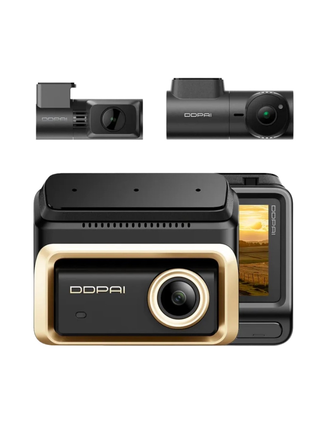 Dashcam DDPAI Z90 Master 3CH 4K GPS WiFi 5GHz 3 pulgadas visión noctur