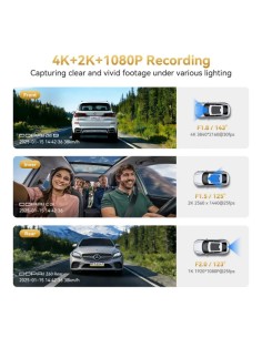 Dashcam DDPAI Z60T 3CH 4K con módulo 4G WiFi 5GHz HDR visión nocturna  2