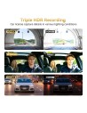 Dashcam DDPAI Z60T 3CH 4K con módulo 4G WiFi 5GHz HDR visión nocturna 