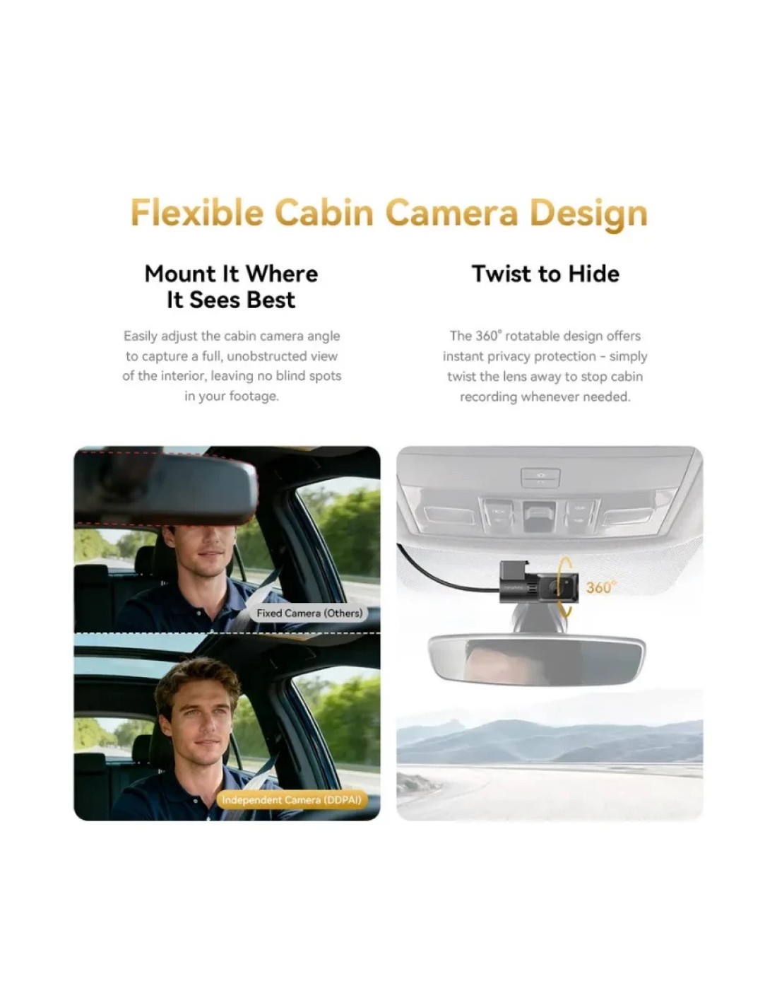 Dashcam DDPAI Z60T 3CH 4K con módulo 4G WiFi 5GHz HDR visión nocturna 