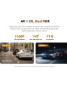 Dashcam DDPAI N5 Pro 2CH 4K + 2K WiFi 5GHz visión nocturna ADAS