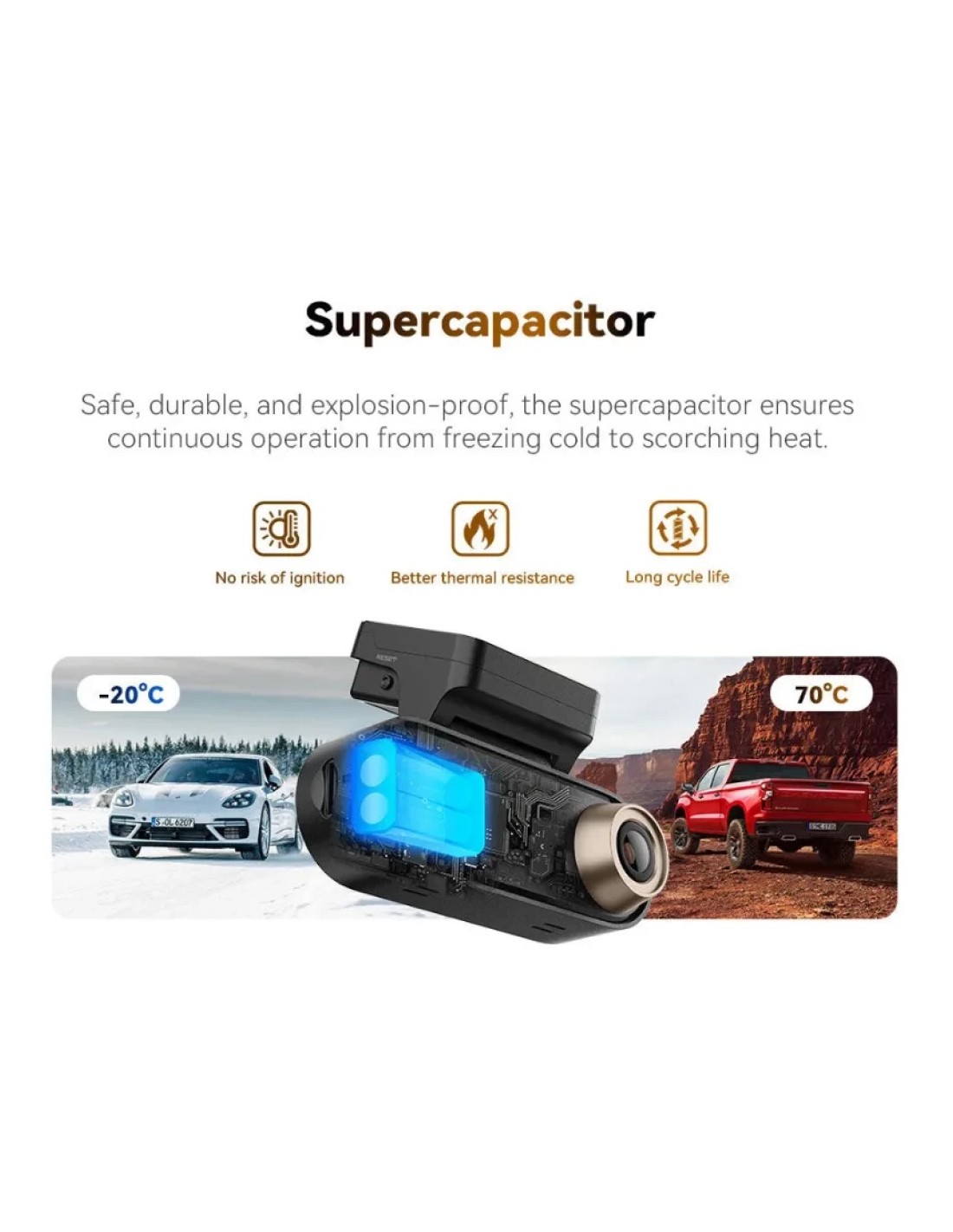 Dashcam DDPAI N5 Pro 2CH 4K + 2K WiFi 5GHz visión nocturna ADAS