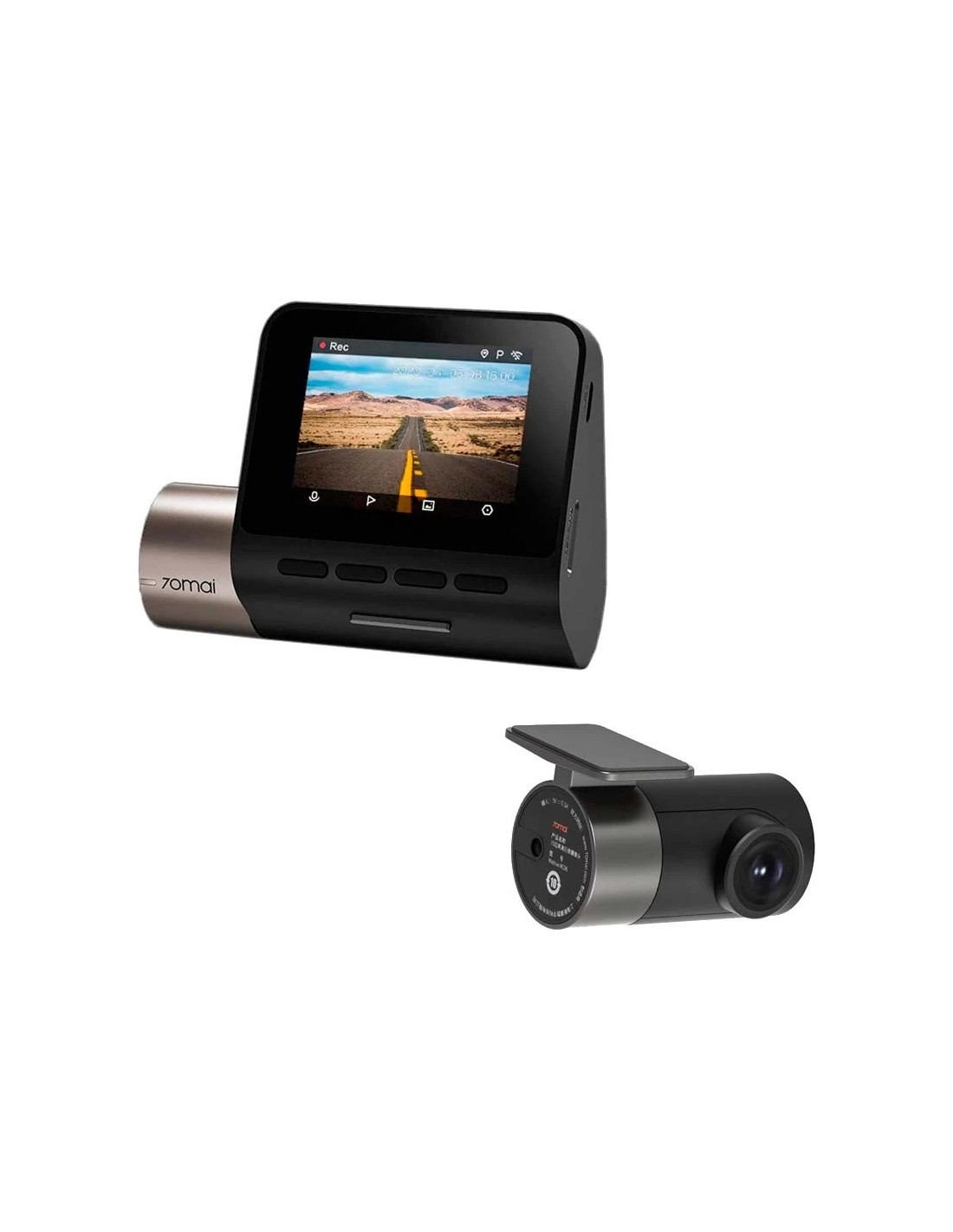 70Mai Kit A500s Pro Plus+ GPS Dashcam + Cámara Trasera 70mai RC06
