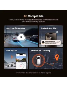70mai 4K T800 Premium Set WiFi 5GHz 3 pulgadas visión nocturna modo pa 2