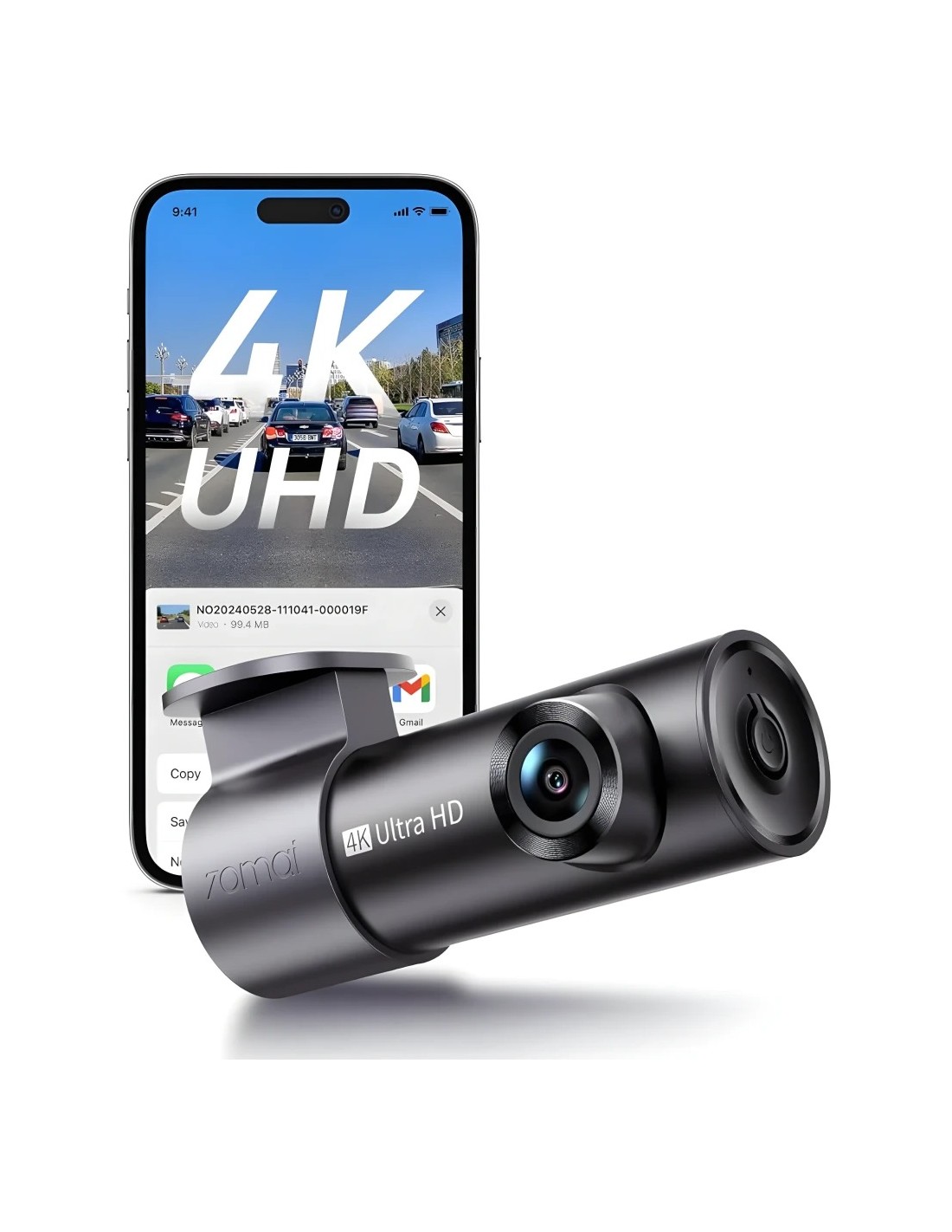 Dashcam 70mai M310 Plus 4K WiFi 6 control por voz en Logroño