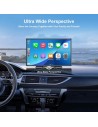 Dash Cam SD9060 Pantalla táctil universal 9 pulgadas Inalámbrico Carpl