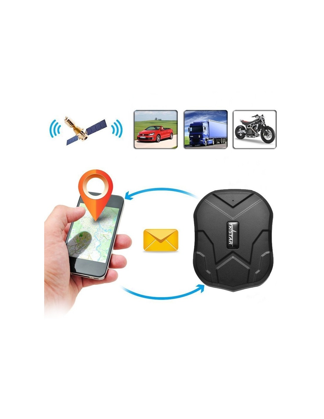 Localizador GPS TKSTAR TK905 2G 5000mAh 90 días en Logroño