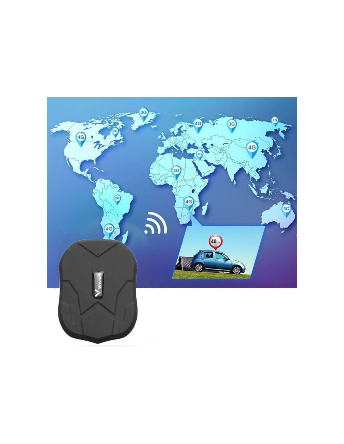 Localizador GPS TKSTAR TK905B 2G 10000mAh 150 días imán en Logroño