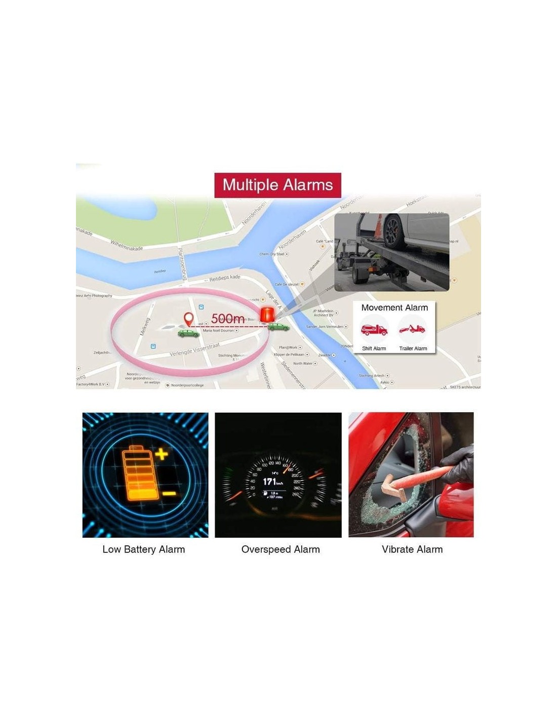 Localizador GPS TKSTAR TK905B 2G 10000mAh 150 días imán en Logroño