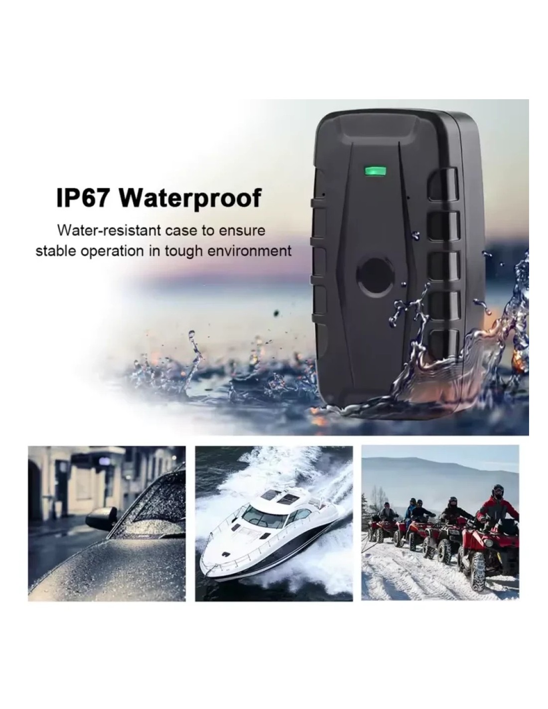 Localizador GPS TKSTAR TK918 4G 20000mAh Magnético para Coche 240 días