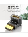 Adaptador HDMI 4K 270º Vention HDMI Macho - HDMI Hembra | Logroño