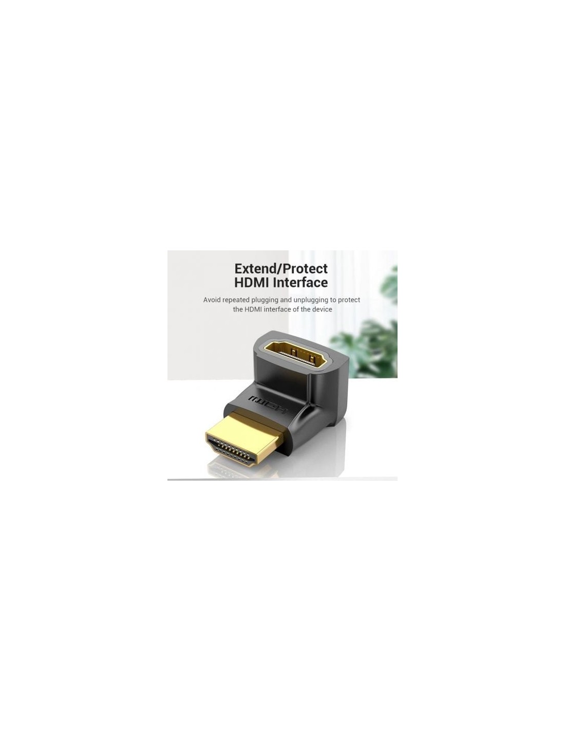 Adaptador HDMI 4K 270º Vention HDMI Macho - HDMI Hembra | Logroño