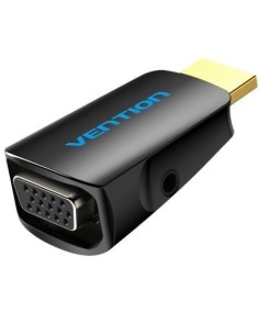 Adaptador Conversor Vention HDMI Macho a VGA Hembra Audio Jack 3.5mm