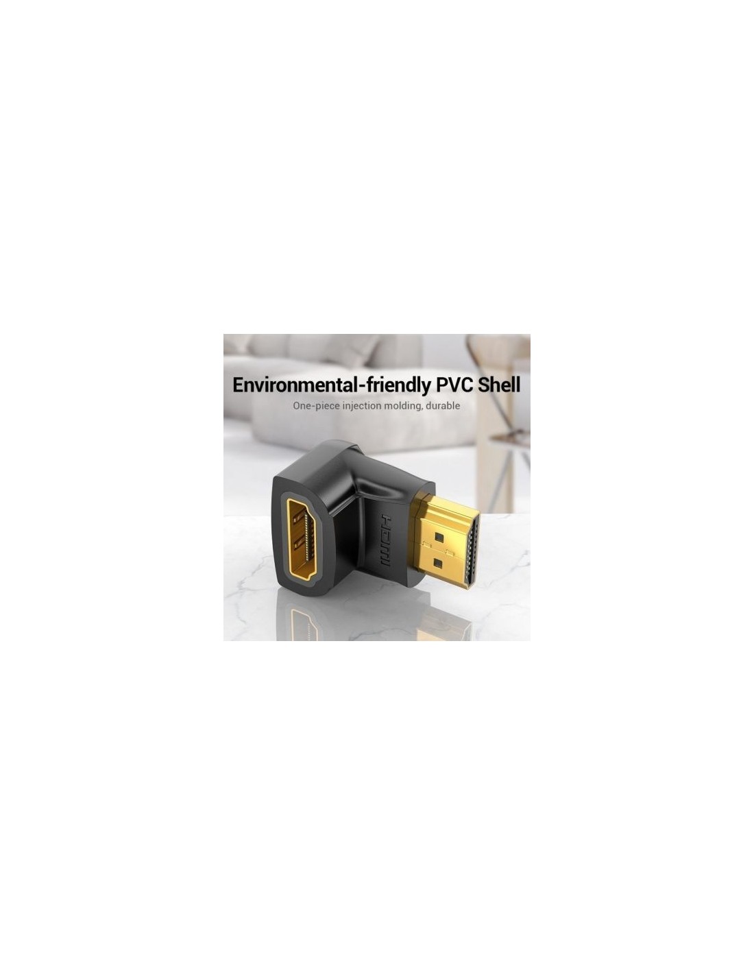 Adaptador HDMI 4K 90º Vention HDMI Macho - HDMI Hembra | Logroño