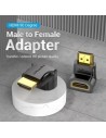 Adaptador HDMI 4K 90º Vention HDMI Macho - HDMI Hembra | Logroño