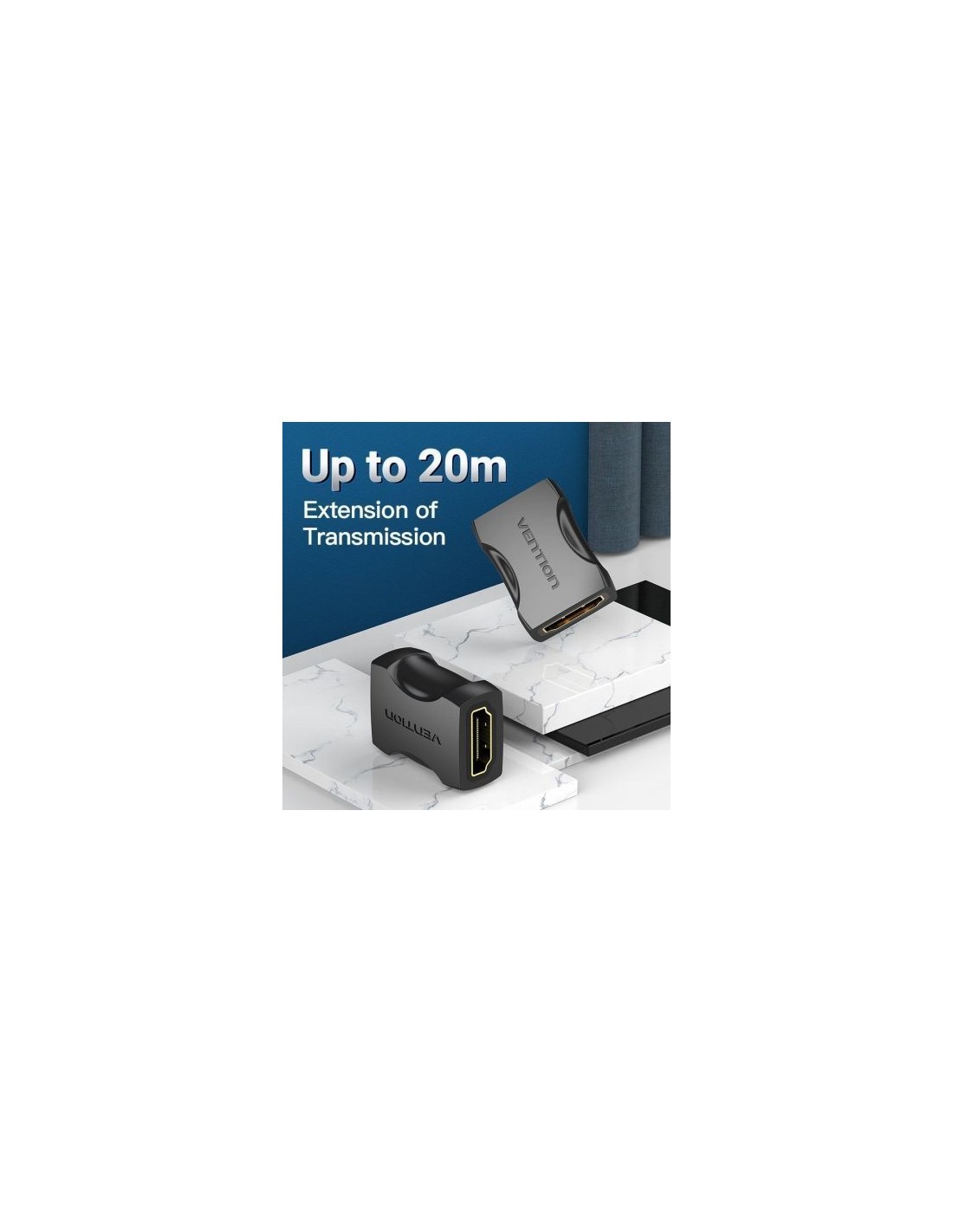 Adaptador HDMI 2.0 4K Vention HDMI Hembra - HDMI Hembra | Logroño