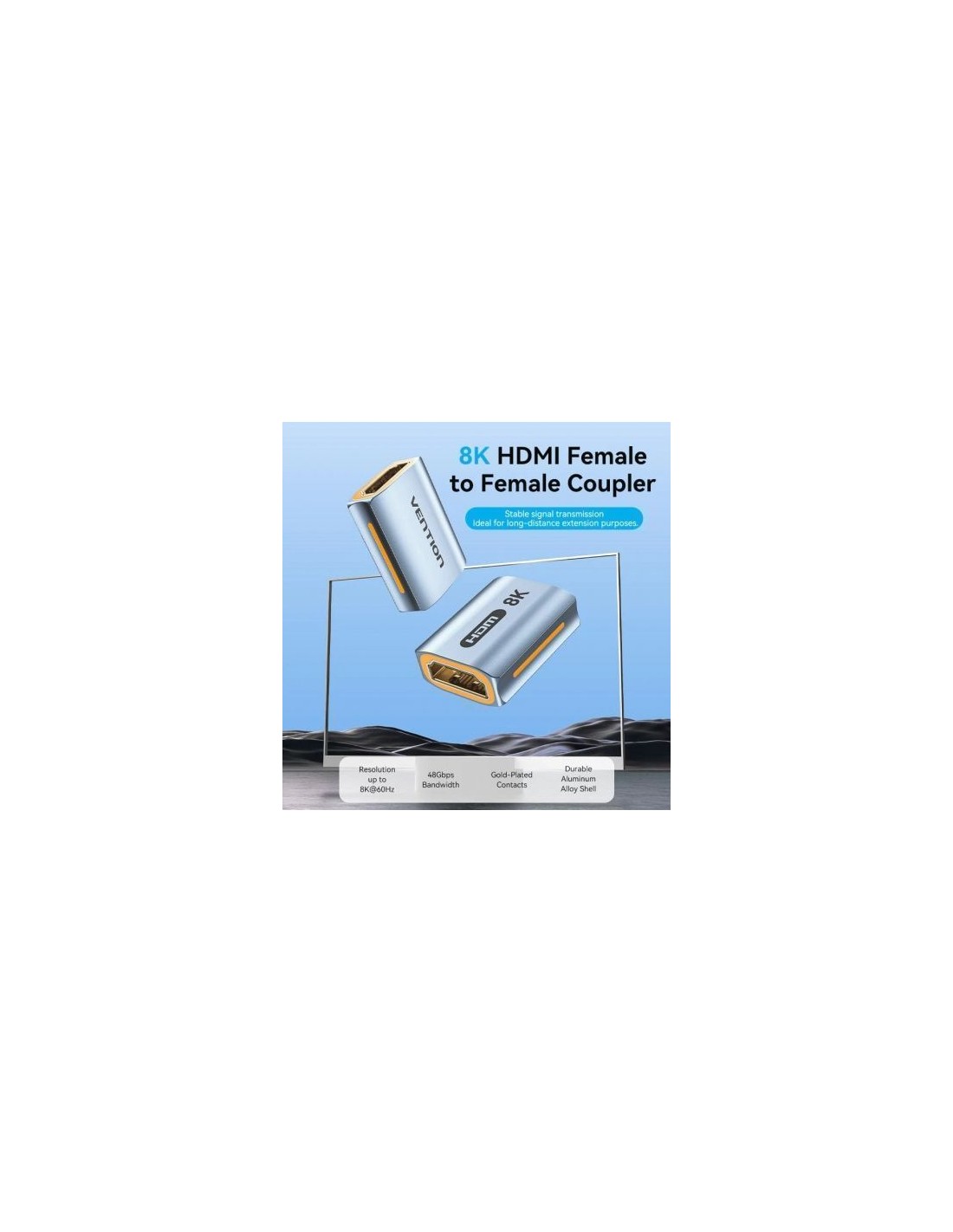 Adaptador HDMI 8K Vention HDMI Hembra - HDMI Hembra | Logroño
