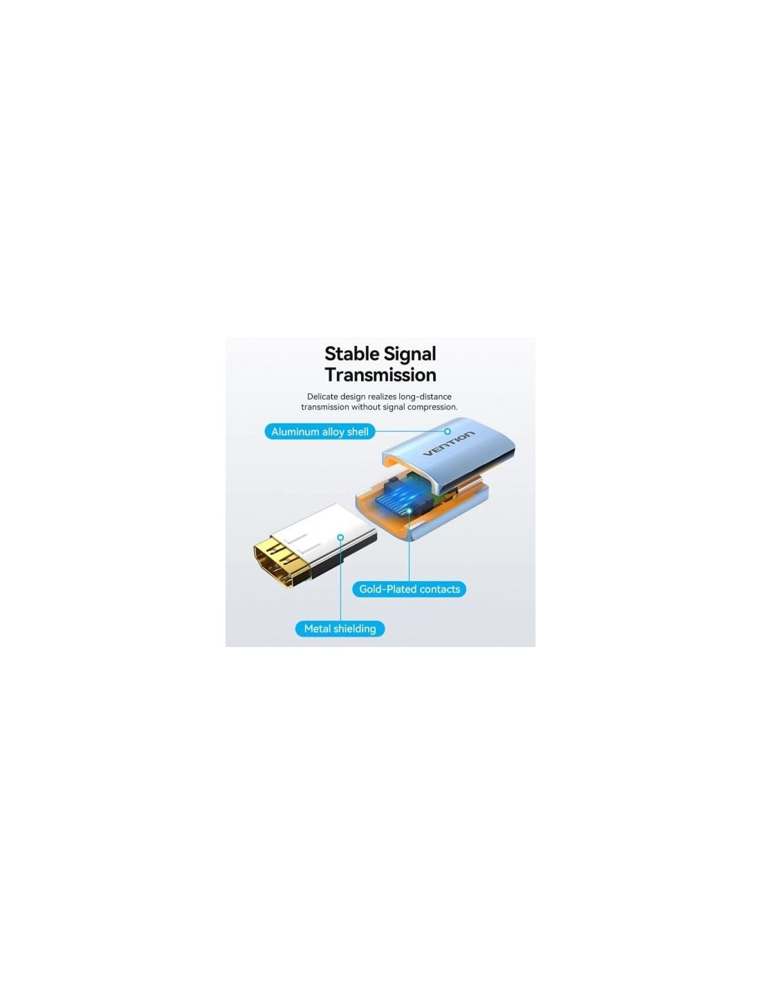Adaptador HDMI 8K Vention HDMI Hembra - HDMI Hembra | Logroño