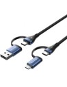 Cable USB 2.0 Tipo-C Vention USB Tipo-C Macho - USB Macho MicroUSB Mac