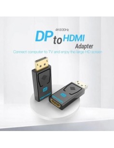 Adaptador HDMI 4K Vention DisplayPort Macho - HDMI Hembra | Logroño 2