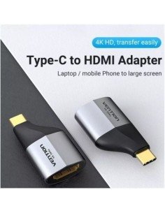 Adaptador USB Tipo-C Vention USB Tipo-C Macho - HDMI Hembra | Logroño 2
