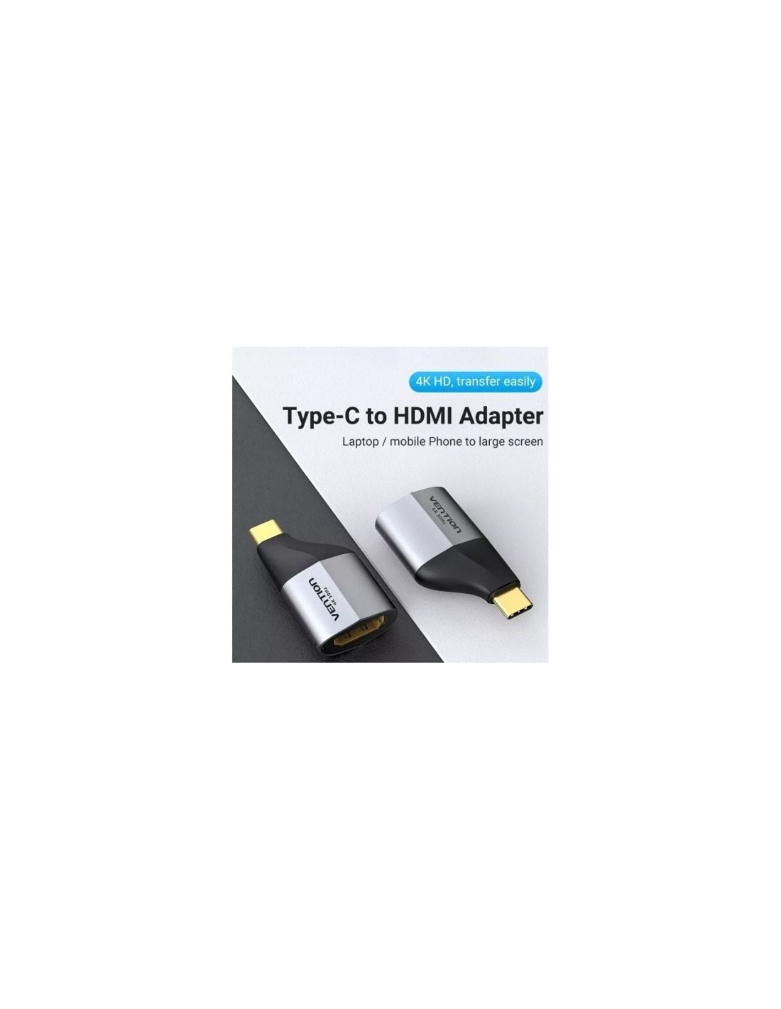 Adaptador USB Tipo-C Vention USB Tipo-C Macho - HDMI Hembra | Logroño