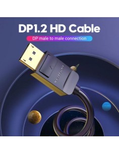 Cable DisplayPort 1.2 4K Vention DisplayPort Macho - DisplayPort Macho 2