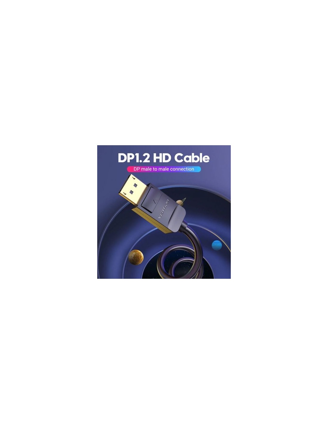 Cable DisplayPort 1.2 4K Vention DisplayPort Macho - DisplayPort Macho