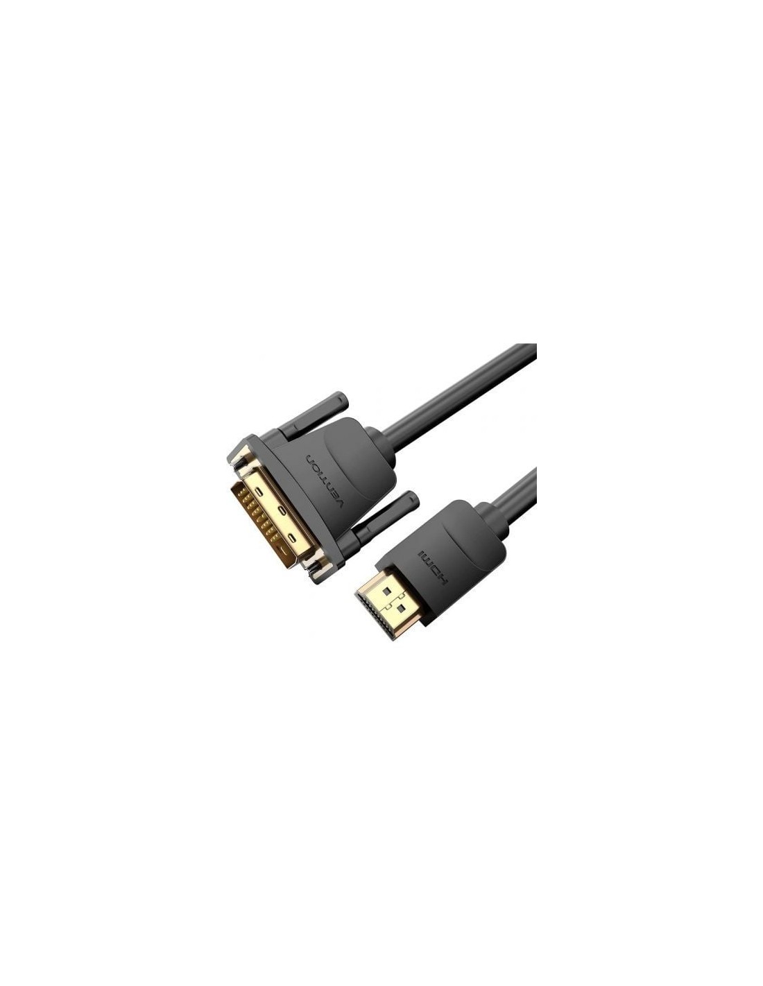 Cable Conversor Vention DVI Macho - HDMI Macho Negro | Logroño