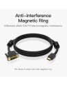 Cable Conversor Vention DVI Macho - HDMI Macho Negro | Logroño