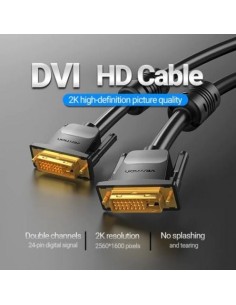 Cable DVI Vention DVI-D Macho - DVI-D Macho 1.5m Negro | Logroño 2